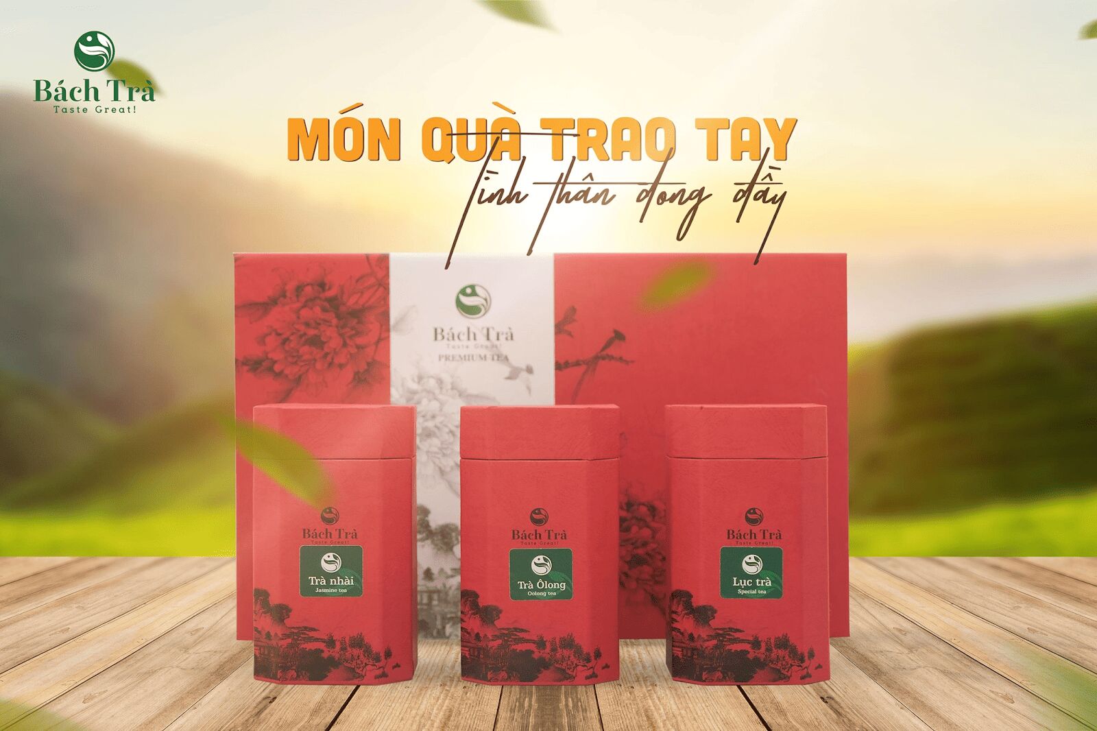(Bách Trà là sản phẩm thích hợp để biếu tặng)