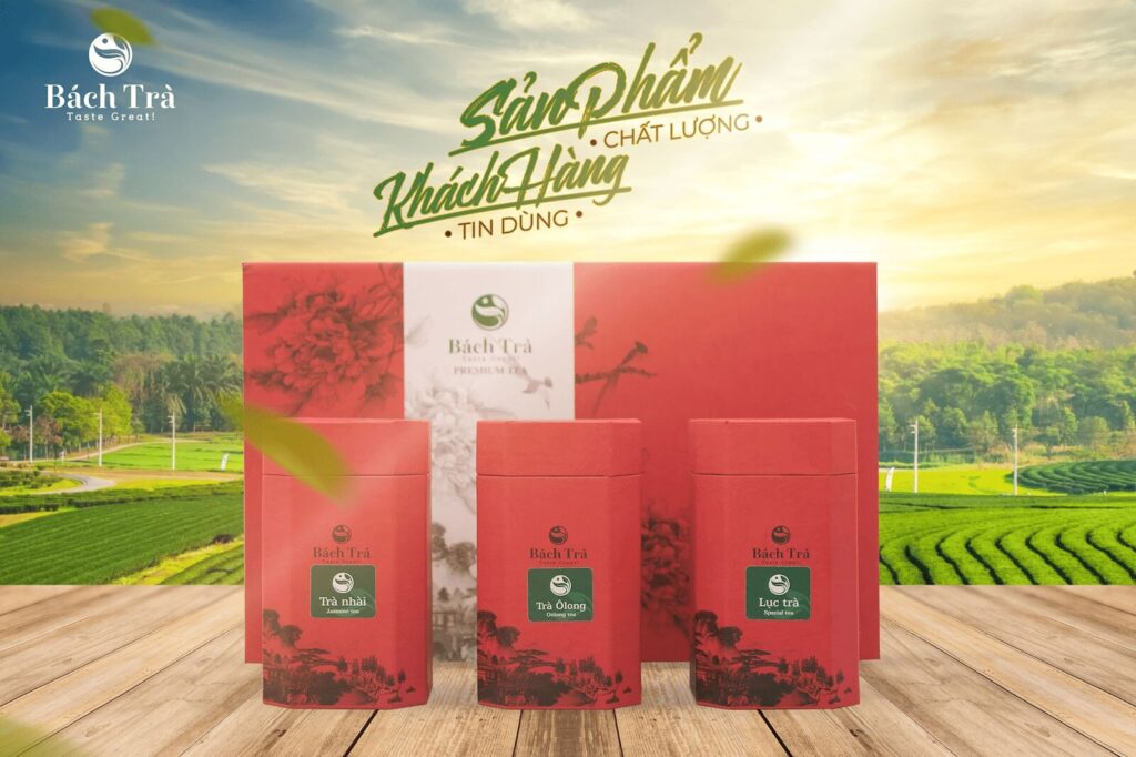 (Bách Trà mang đến hội chợ những sản phẩm chất lượng nhất)