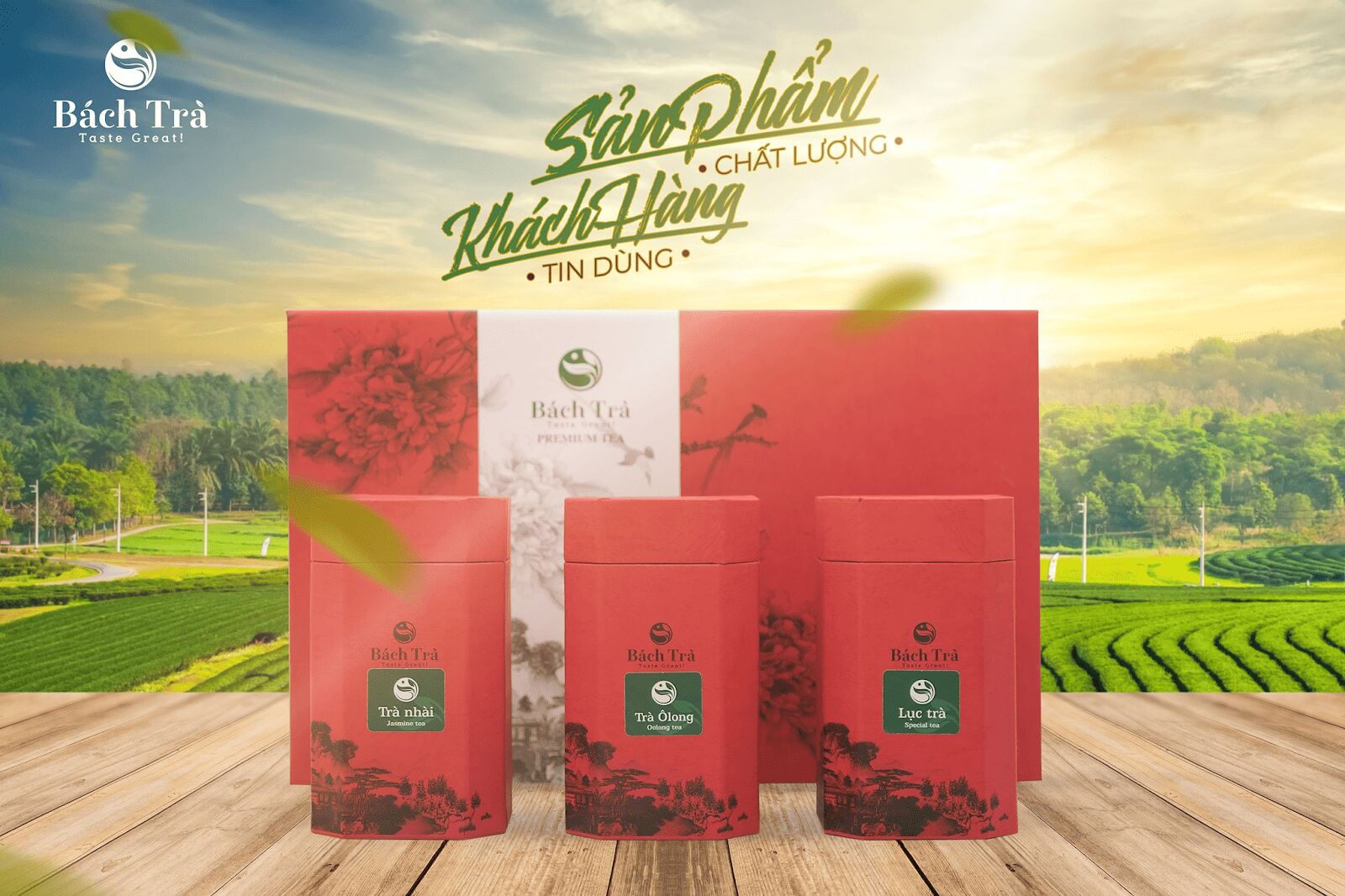 (Bách Trà mang đến hội chợ những sản phẩm chất lượng nhất)