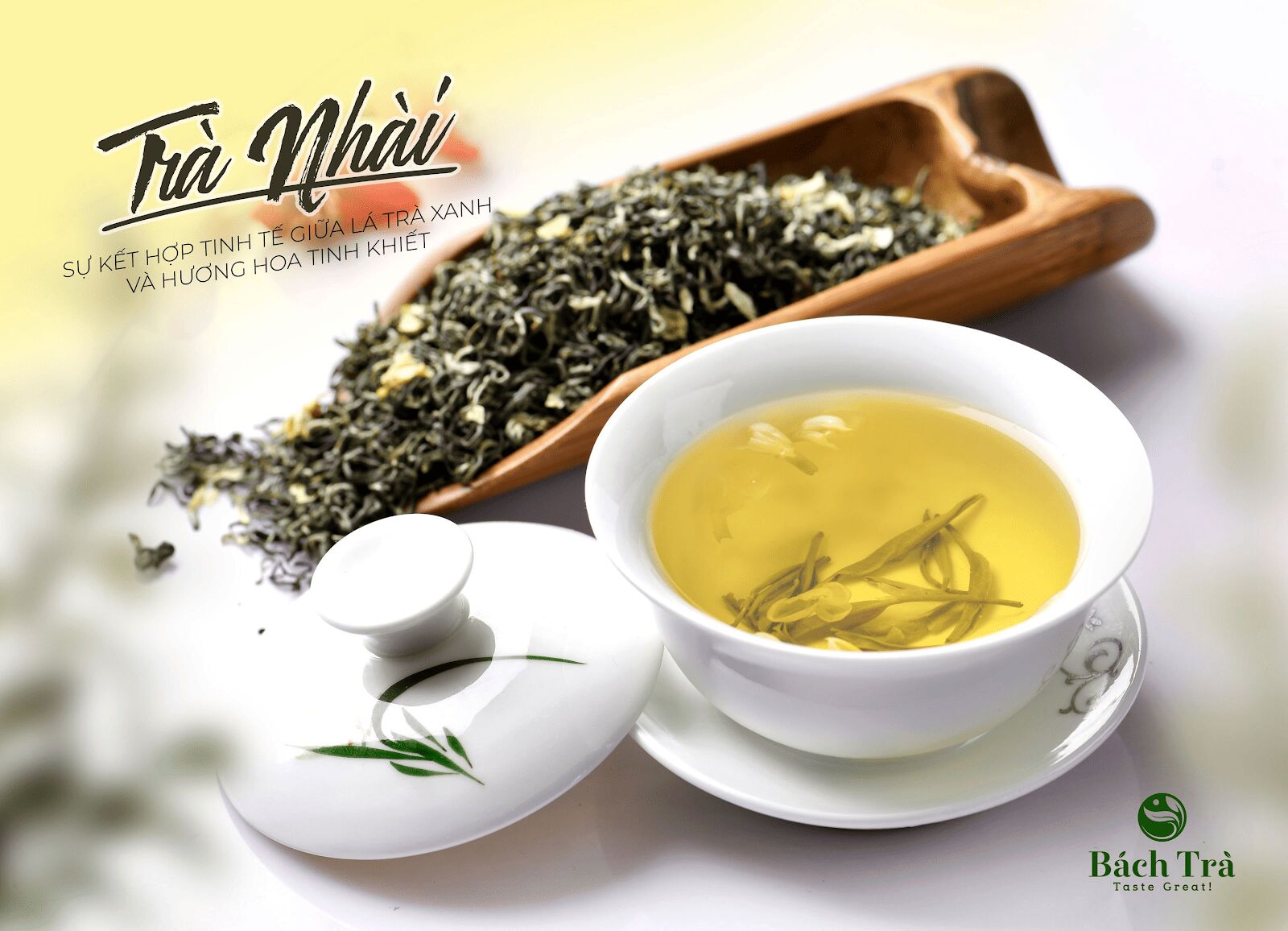 (Trà Nhài có vị chát nhẹ, mùi thơm đậm, đọng lại lâu)